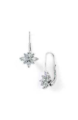 Kwiat.90ct tw Diamond Star Earrings in White Gold