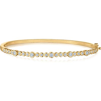 Kwiat Graduated Diamond Bangle in Yellow 