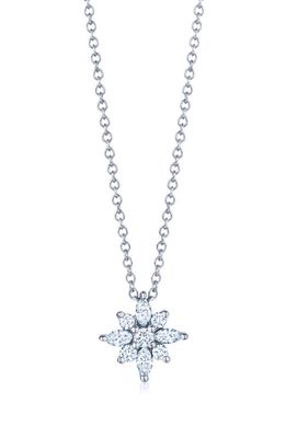 Kwiat Star Petit Diamond Pendant Necklace in Silver