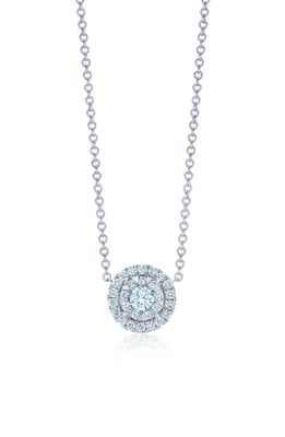 Kwiat Sunburst Diamond Pendant Necklace in Dnu D0.41 Ghvs2Si1 18K Yg