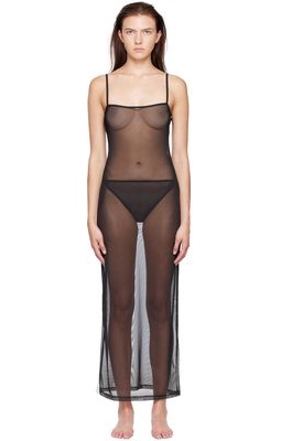 KYE Intimates SSENSE Exclusive Black Cover Up