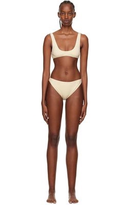 KYE Intimates SSENSE Exclusive Off-White Dip Bikini