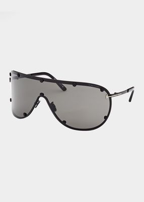 Kyler Metal Shield Sunglasses