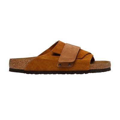 Kyoto nubuck and suede sandals