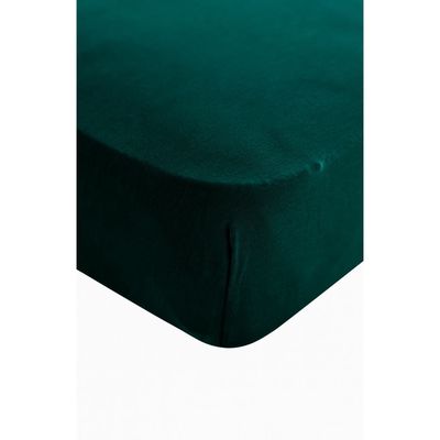 Kyte BABY Jersey Crib Sheet in Emerald 