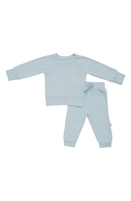 Kyte BABY Long Sleeve Jersey T-Shirt & Joggers Set in Fog
