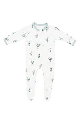 Kyte BABY Zip-Up Footie in Eucalyptus