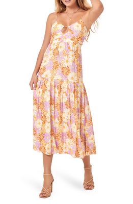 L Space Gemma Floral Cover-Up Dress in Wavy Daisy