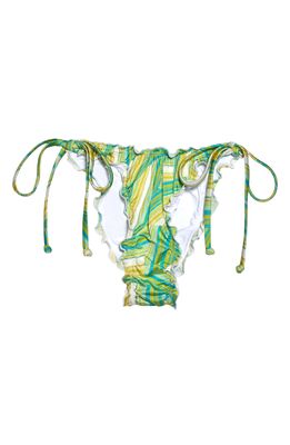 L Space Roger Bitsy Side Tie Bikini Bottoms in Over The Rainbow