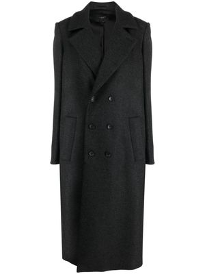 La Collection Achilles double-breasted coat - Grey