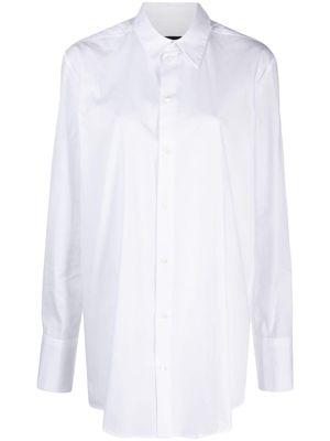 La Collection button-up virgin wool shirt - White