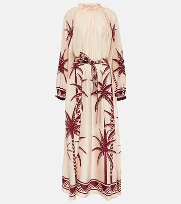 La DoubleJ Cerere printed silk maxi dress