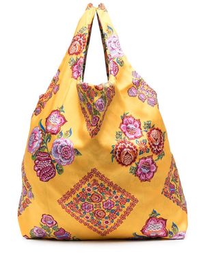 La DoubleJ Cowgirl twill shopping bag - Yellow