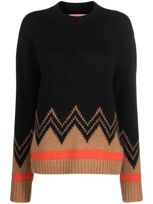 La DoubleJ Dolomite chevron knit sweater - Black