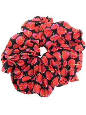 La DoubleJ Giga cherry-print scrunchie - Red