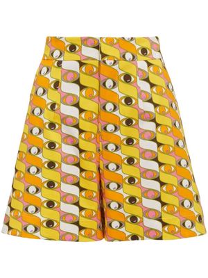 La DoubleJ Good Butt geometric print shorts - Multicolour