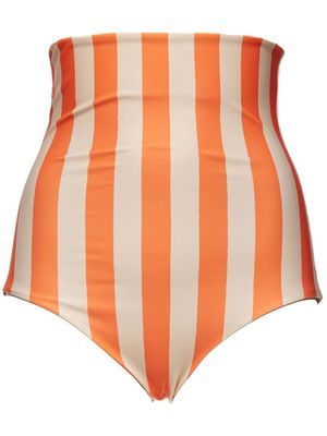 La DoubleJ high-waist bikini brief - Orange