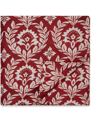 La DoubleJ large leaf-print tablecloth - Red