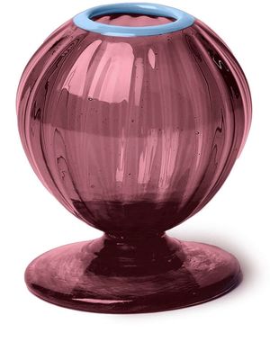 La DoubleJ Onion glass vase - Purple