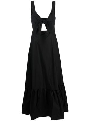 La DoubleJ Peek-a-Boo cut-out maxi dress - Black