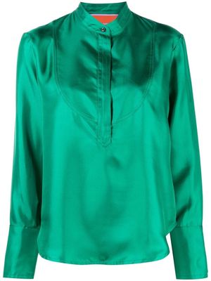La DoubleJ Portofino silk shirt - Green