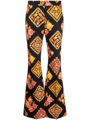 La DoubleJ Saturday Night printed trousers - Black