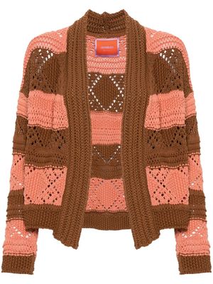 La DoubleJ Summer knitted cardigan - Brown