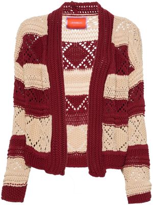 La DoubleJ Summer knitted cardigan - Red