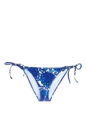 La DoubleJ triangle bikini bottom - Blue