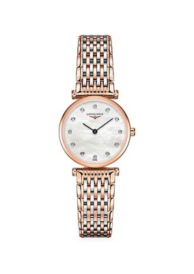 La Grande Classique 24MM Two-Tone & Diamond Bracelet Watch