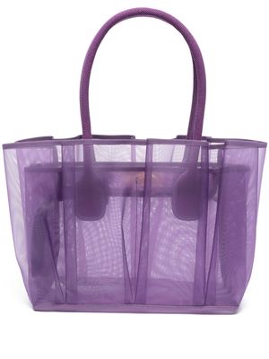 la milanesa medium Manhattan tote bag - Purple