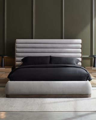 La Moda King Upholstered Bed