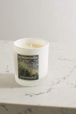 La Montaña - Cloudburst Candle, 220g - White