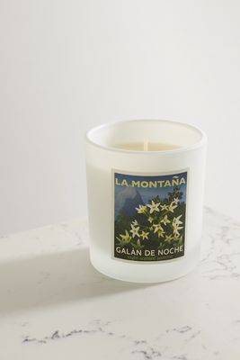 La Montaña - Galán De Noche Candle, 220g - White