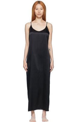 La Perla Black Silk Maxi Dress
