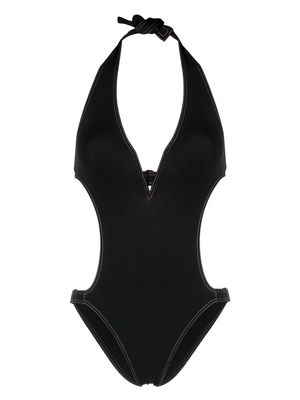 La Perla cut out bathing suit - Black
