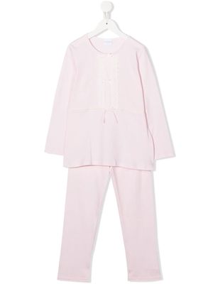 LA PERLA KIDS bow-detail pyjamas - Pink