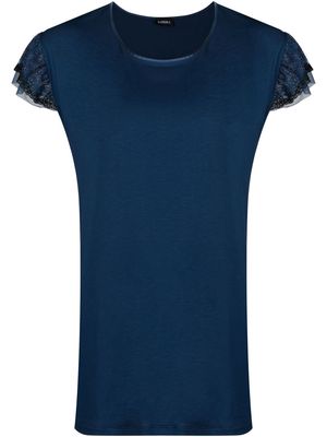 La Perla lace-trim pajama set - Blue