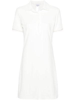 La Perla monogram-jacquard mini dress - White