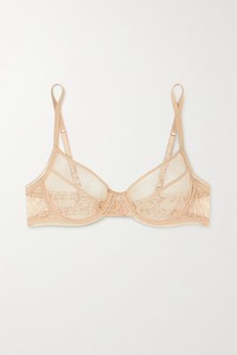 La Perla - Spell On You Leavers Lace Underwired Soft-cup Bra - Pink
