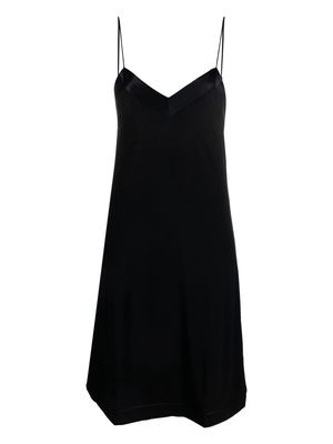 La Perla V-neck slip dress - Black