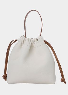 La Rossy Mini Leather Minaudiere Bag