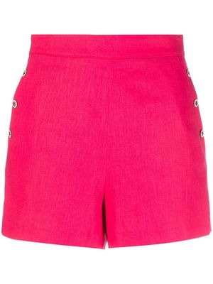 La Seine & Moi Alicia linen shorts - Pink