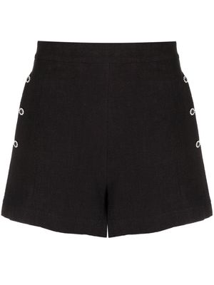 La Seine & Moi Alicia ramie shorts - Black