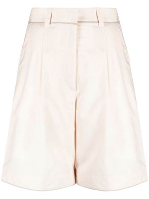 La Seine & Moi Junko linen-blend shorts - Neutrals
