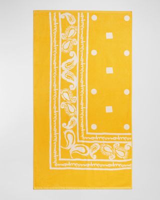 La Serviette Bandana Graphic Cotton Towel