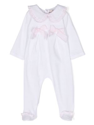 La Stupenderia bow-detail cotton pyjamas - White