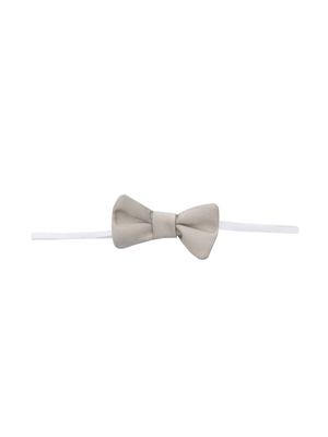 La Stupenderia bow-detailing bow tie - Neutrals