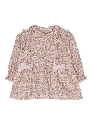 La Stupenderia floral-print cotton blouse - Pink