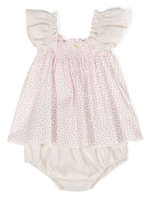 La Stupenderia floral-print dress set - Pink